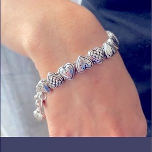 Brighton slide heart bracelet